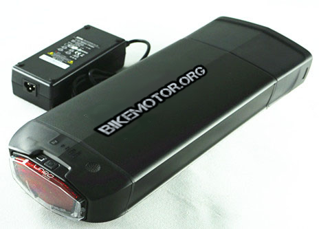 Bateria Litio 36v 11Ah c/Parrilla+Sop.Control+Luz+Cargador