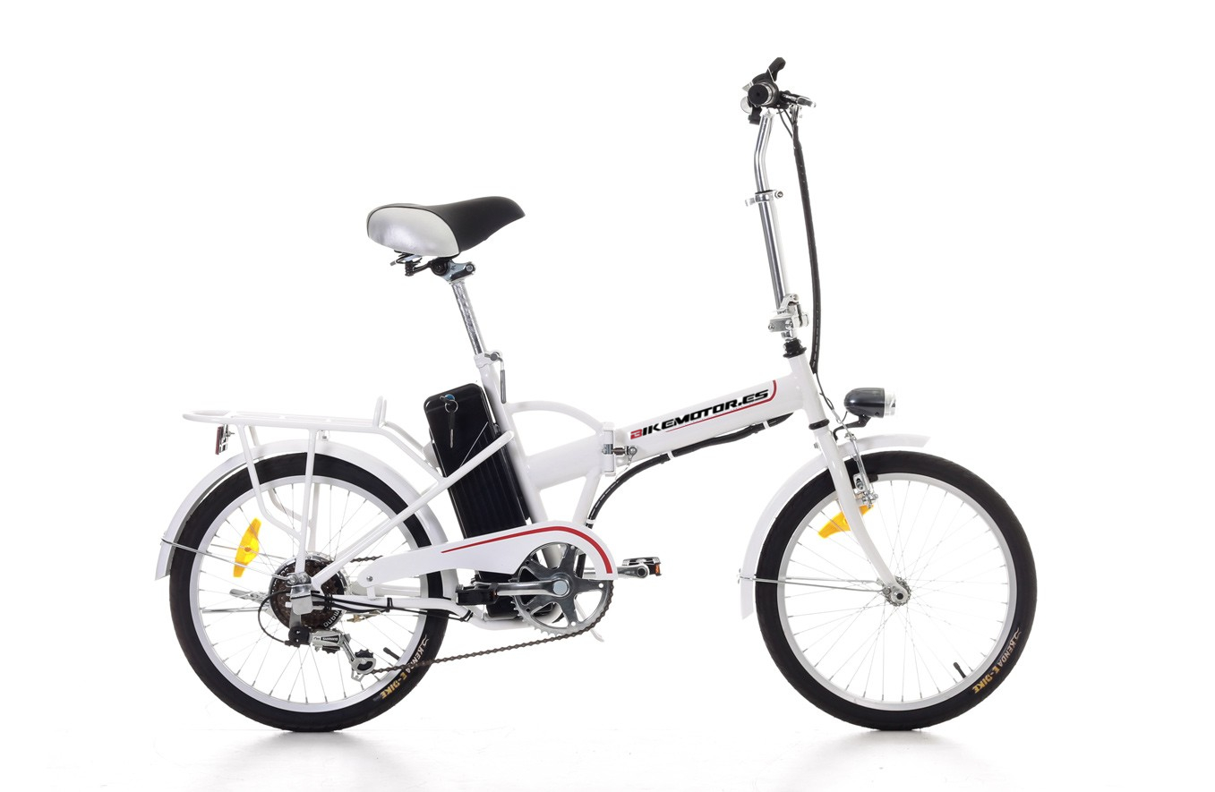 BikeMotor "PortAble" Bicicleta Electrica Plegable Litio Equipada